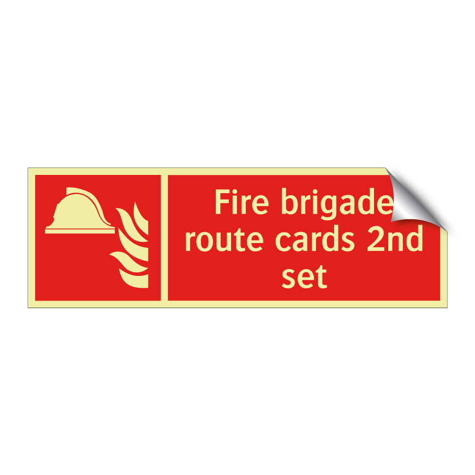 Fire brigade route cards 2nd set