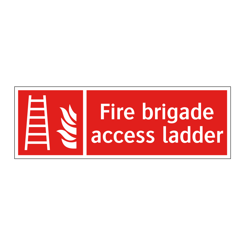 Fire brigade access ladder