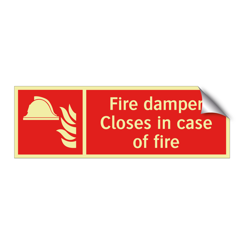 Fire damper Closes in case of fire