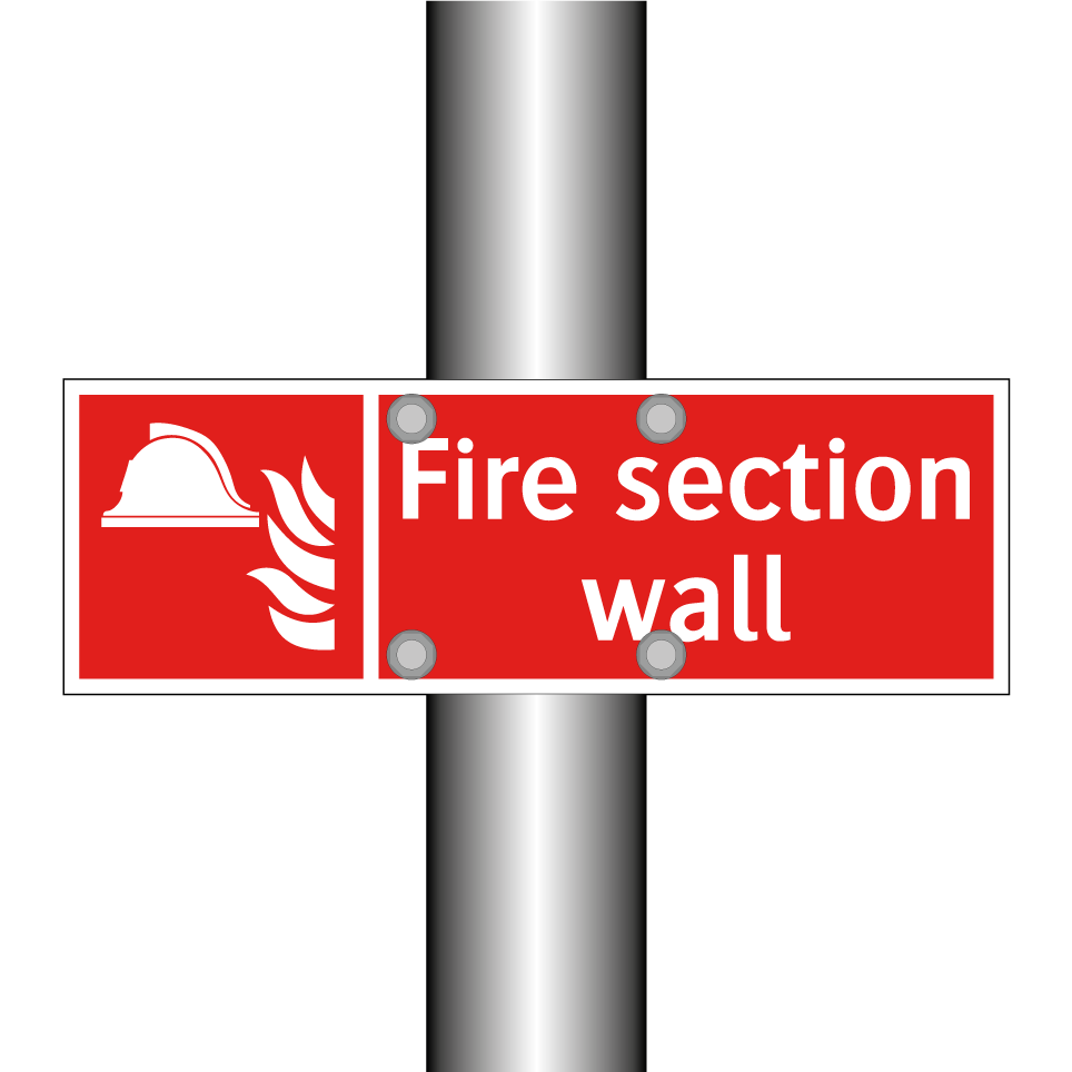 Fire section wall
