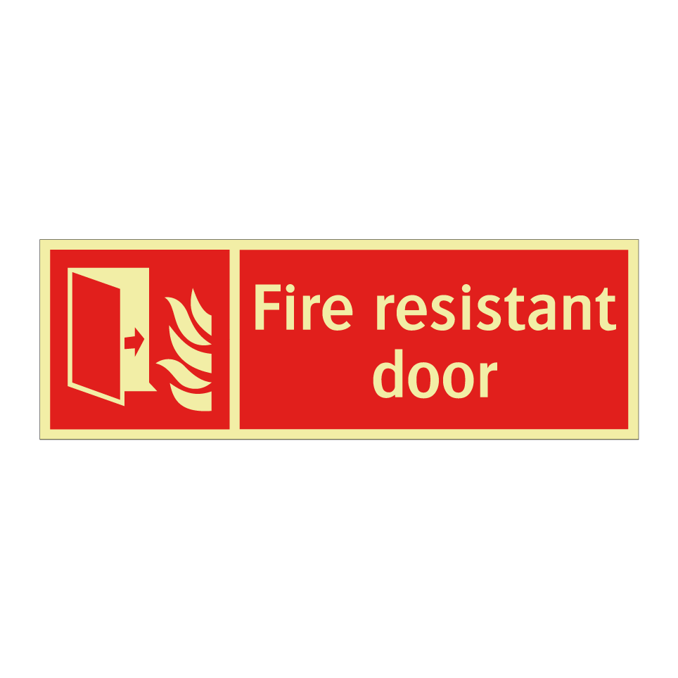 Fire resistant door