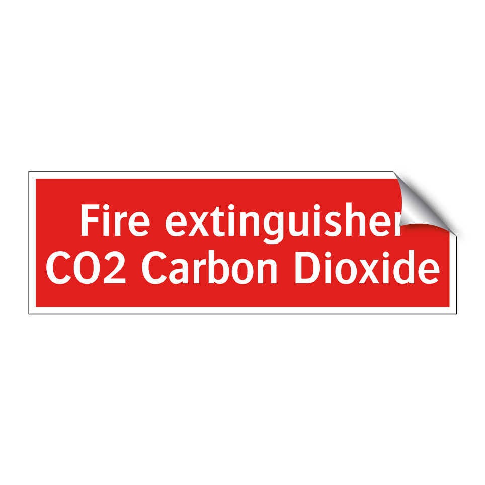 Fire extinguisher CO2 Carbon Dioxide