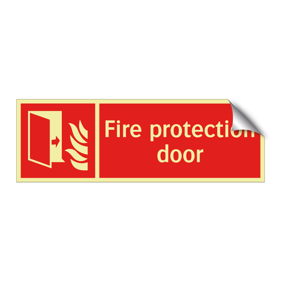 Fire protection door