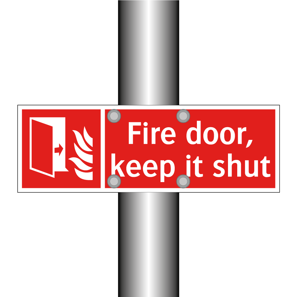 Fire door, keep it shut