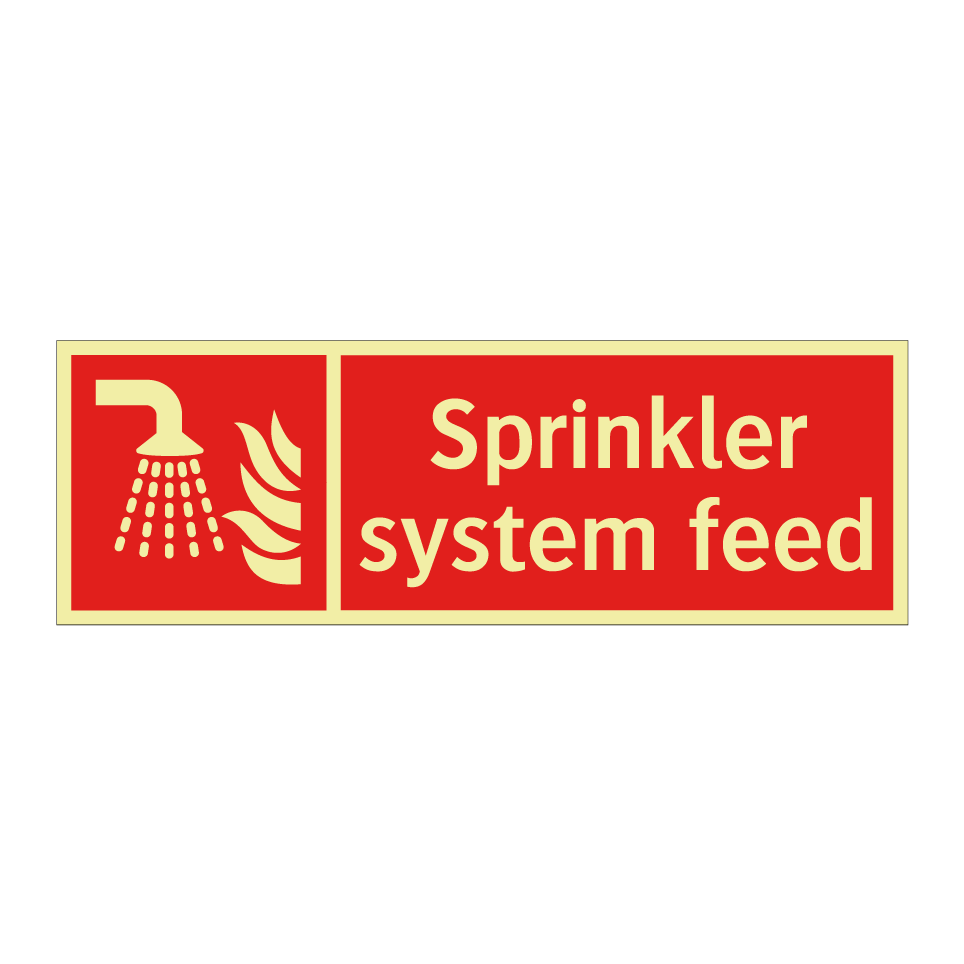 Sprinkler system feed