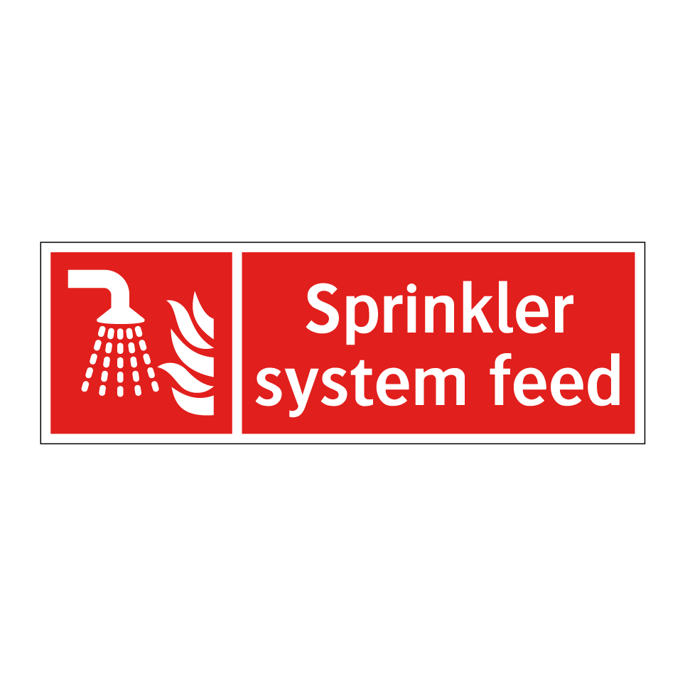 Sprinkler system feed