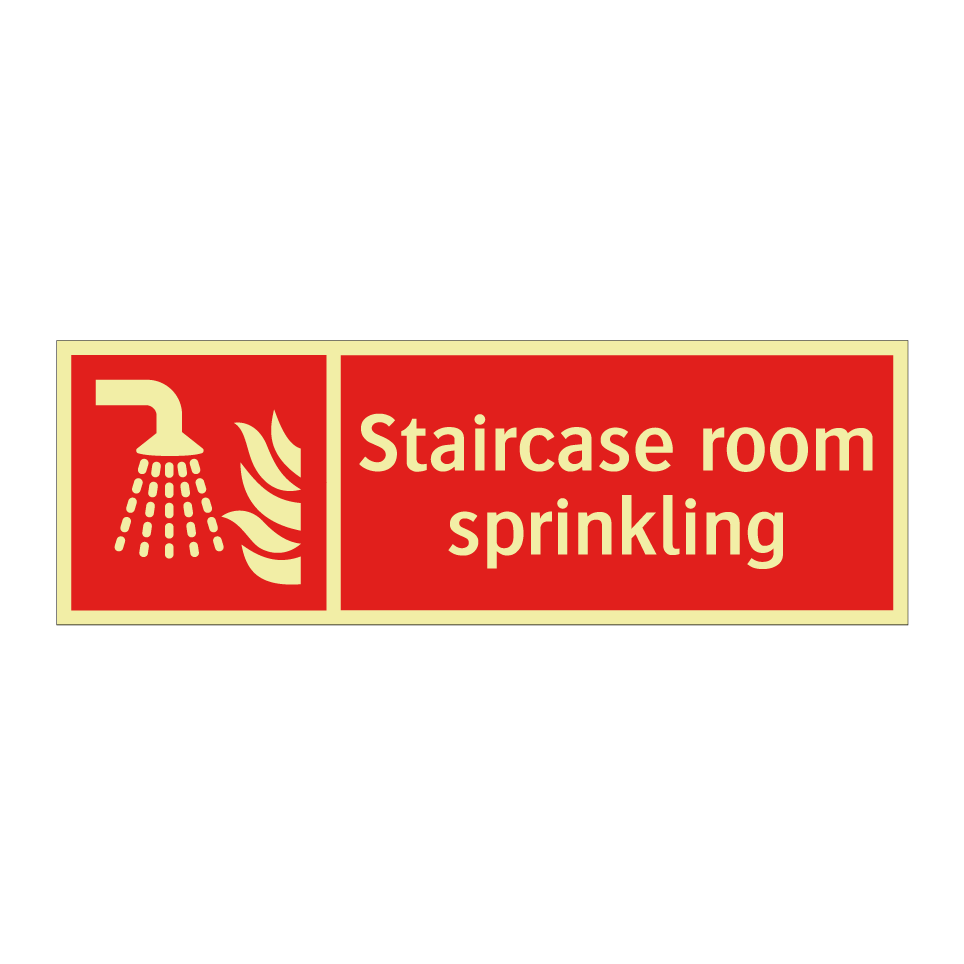 Staircase room sprinkling