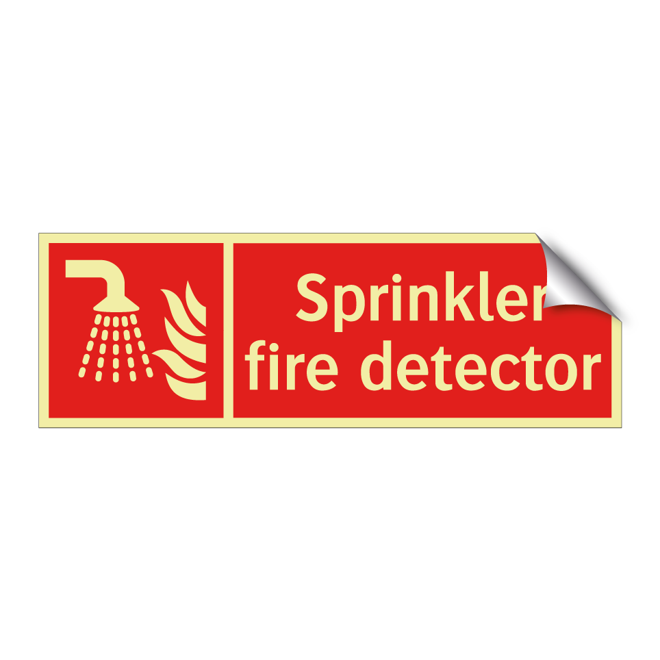 Sprinkler fire detector