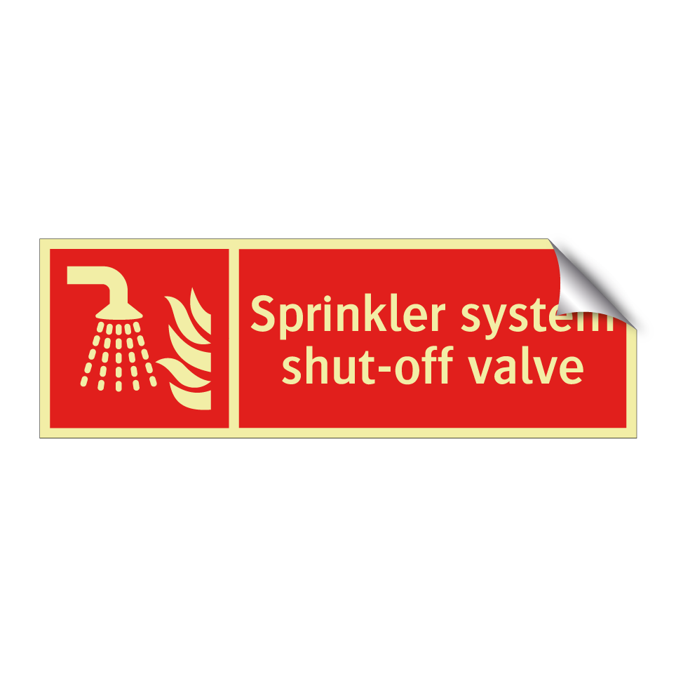 Sprinkler system shut-off valve