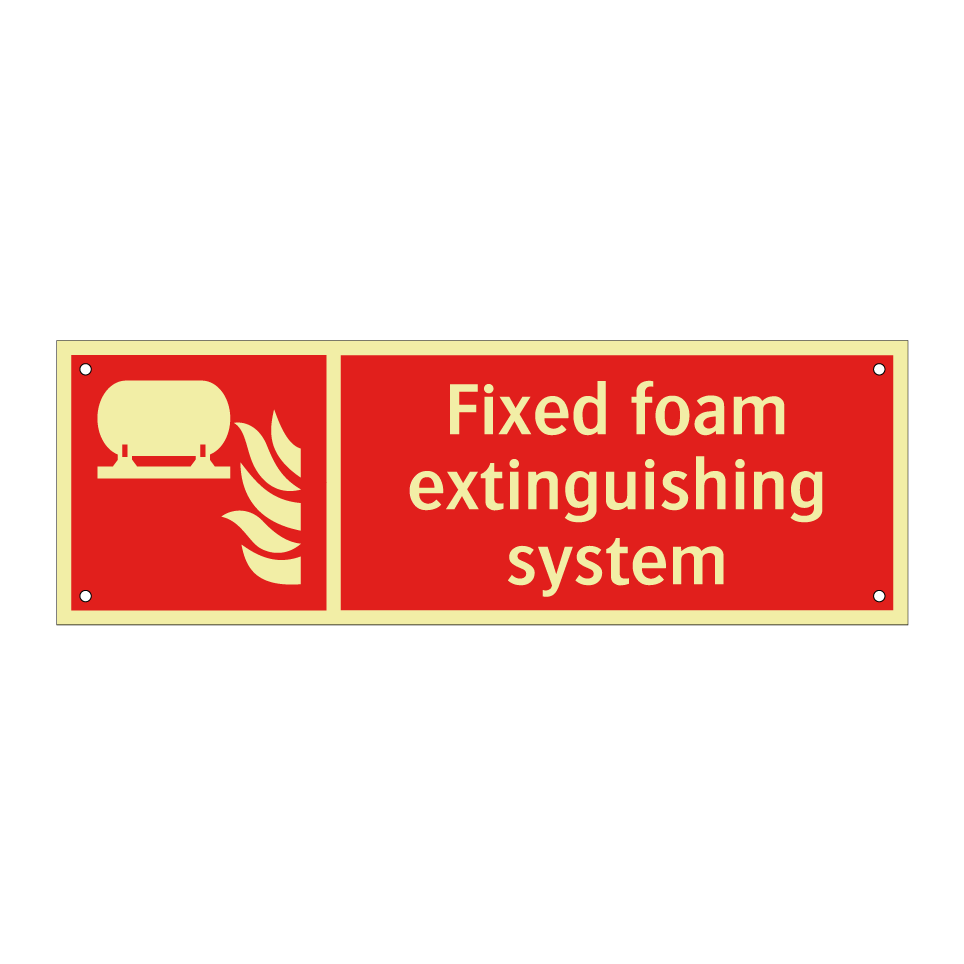 Fixed foam extinguishing system