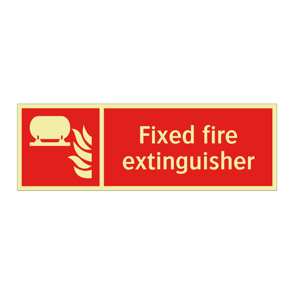 Fixed fire extinguisher