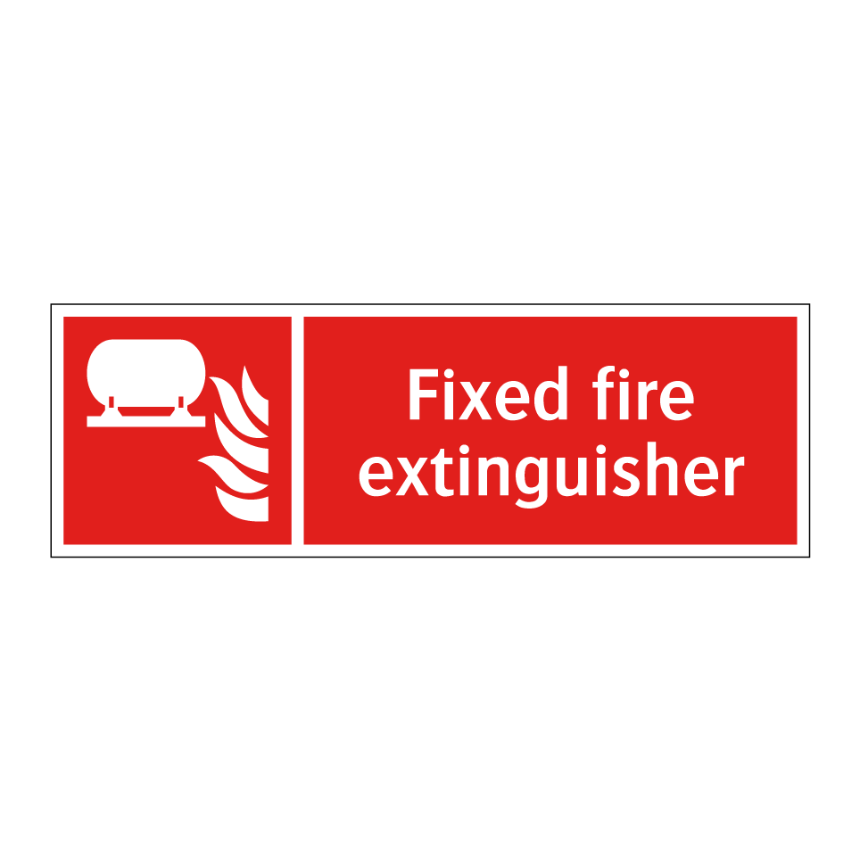 Fixed fire extinguisher