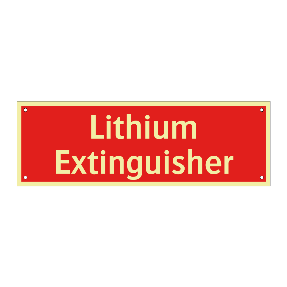 Lithium Extinguisher