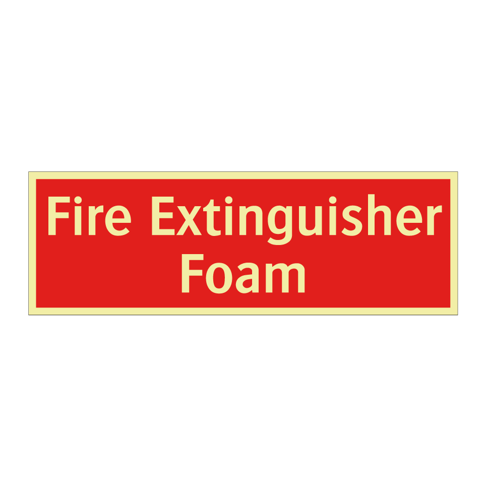 Fire Extinguisher Foam