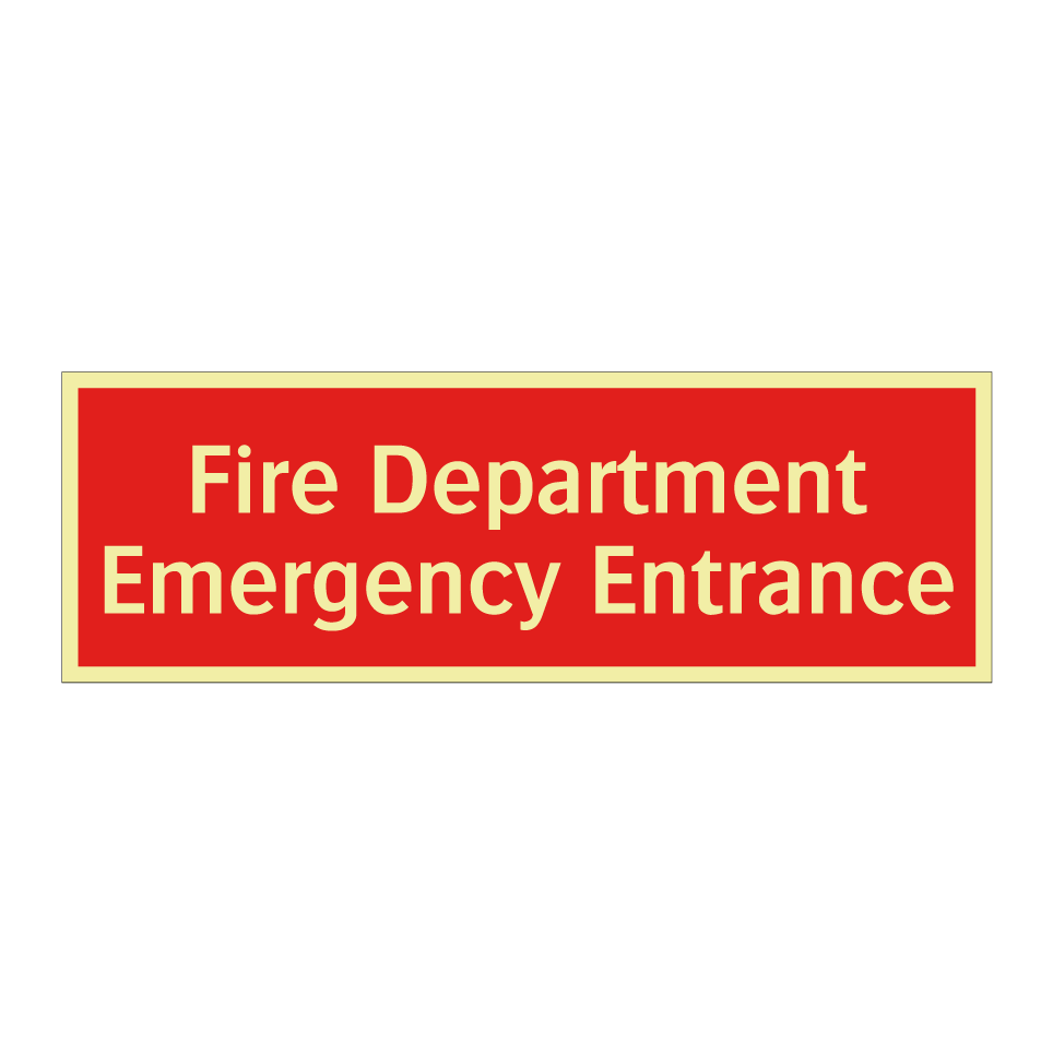 Fire Department Emergency Entrance