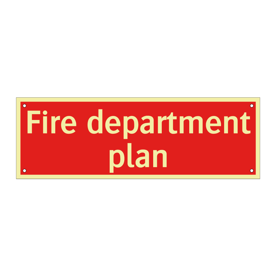 Fire department plan