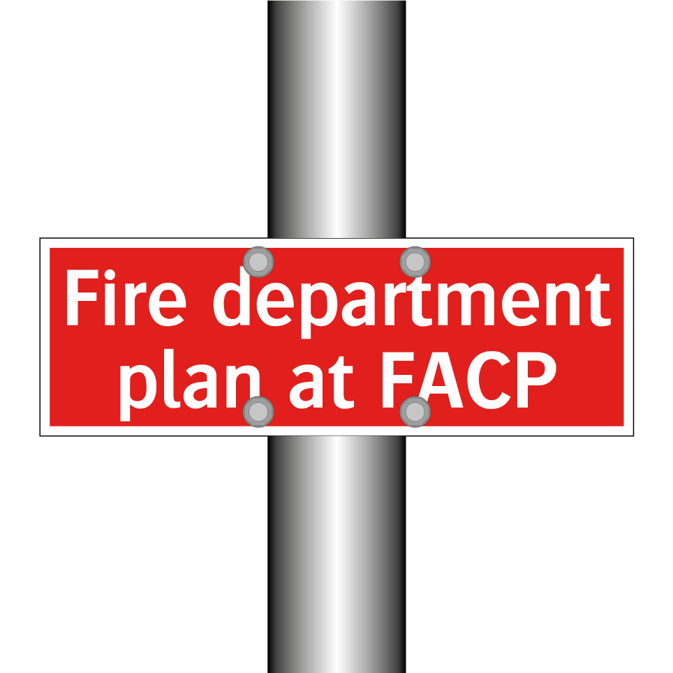 Fire department plan at FACP