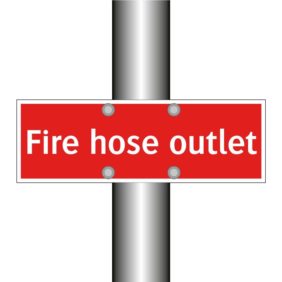Fire hose outlet