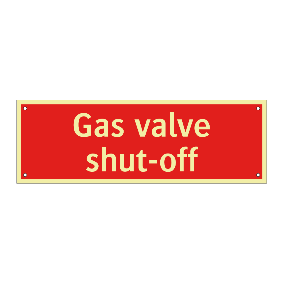 Gas valve shut-off