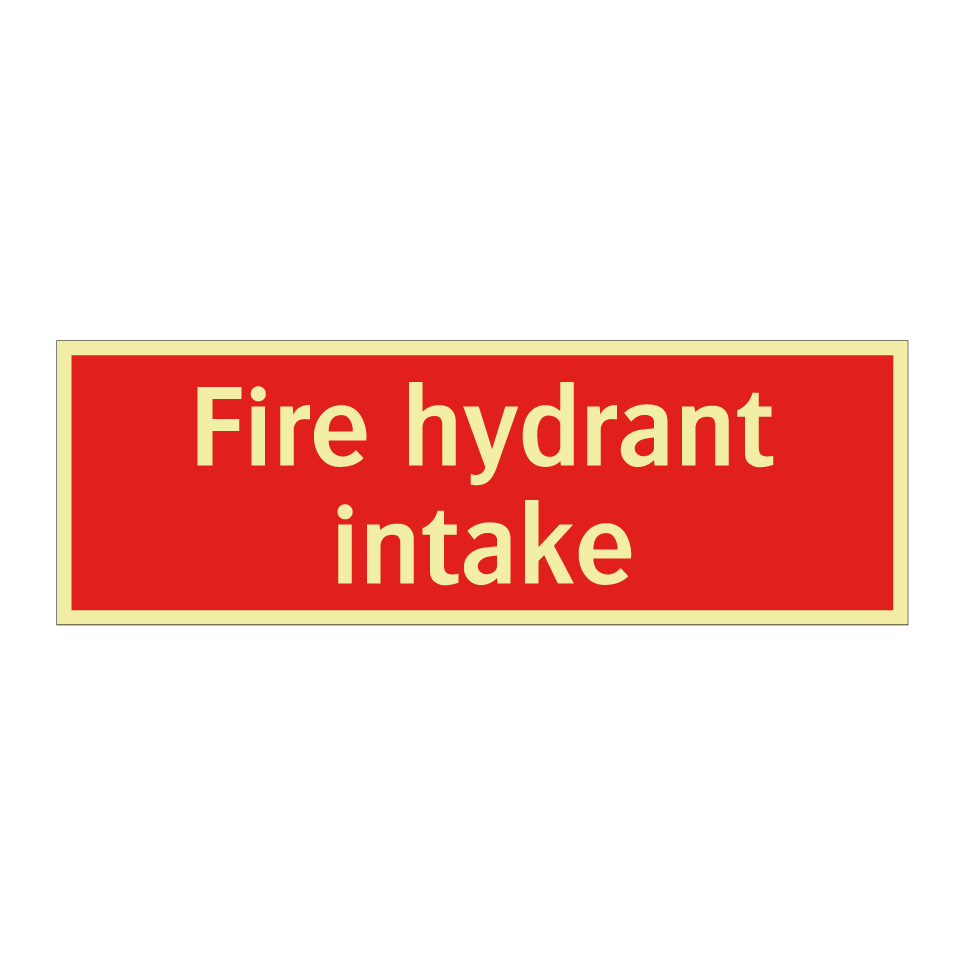 Fire hydrant intake