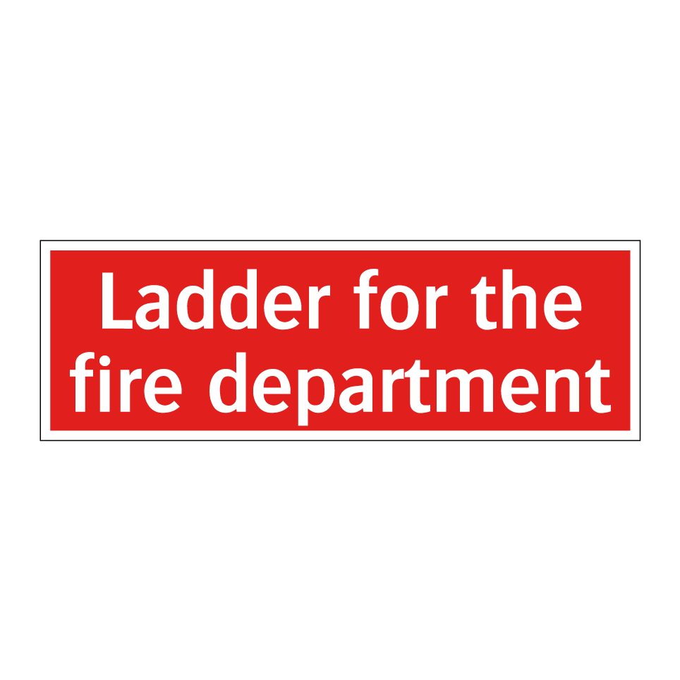 Ladder for the fire department