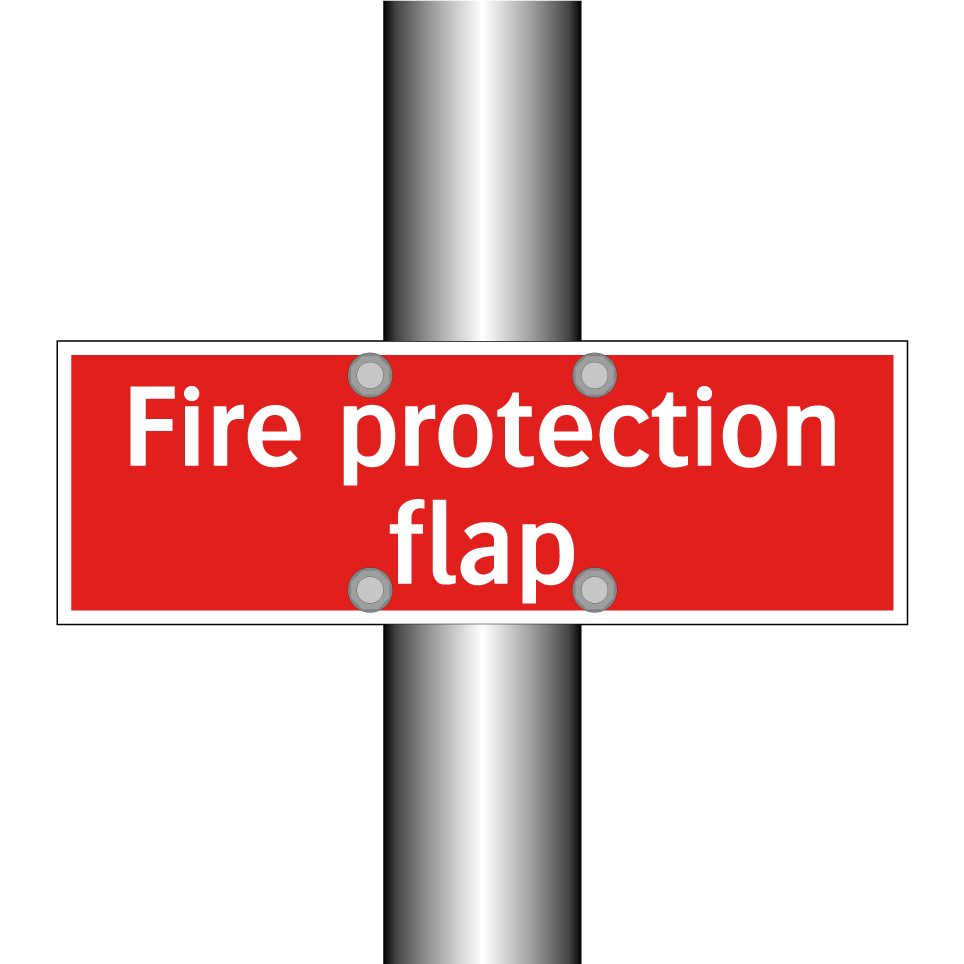 Fire protection flap