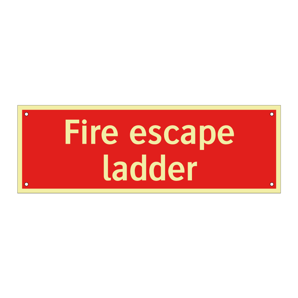 Fire escape ladder