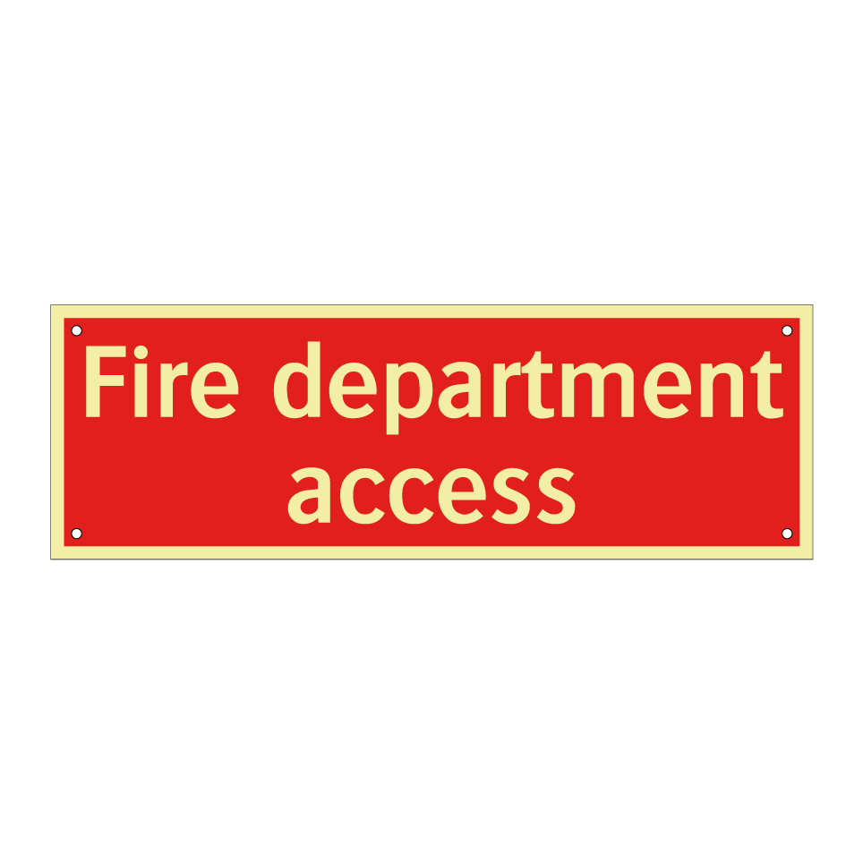 Fire department access