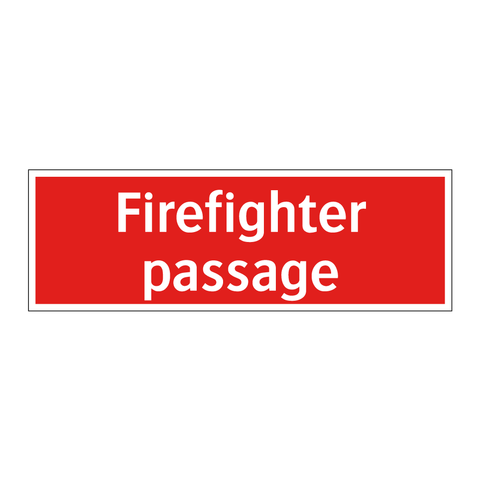 Firefighter passage