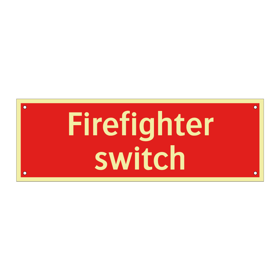 Firefighter switch