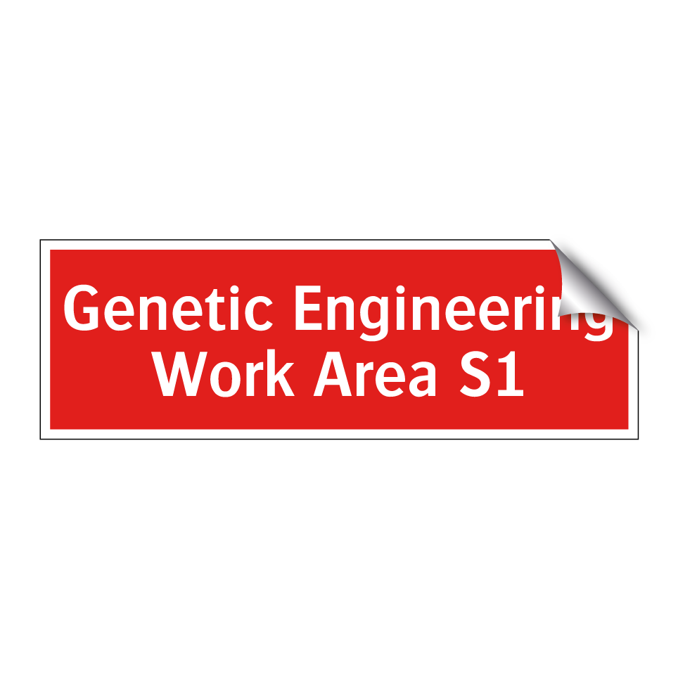 Genetic Engineering Work Area S1