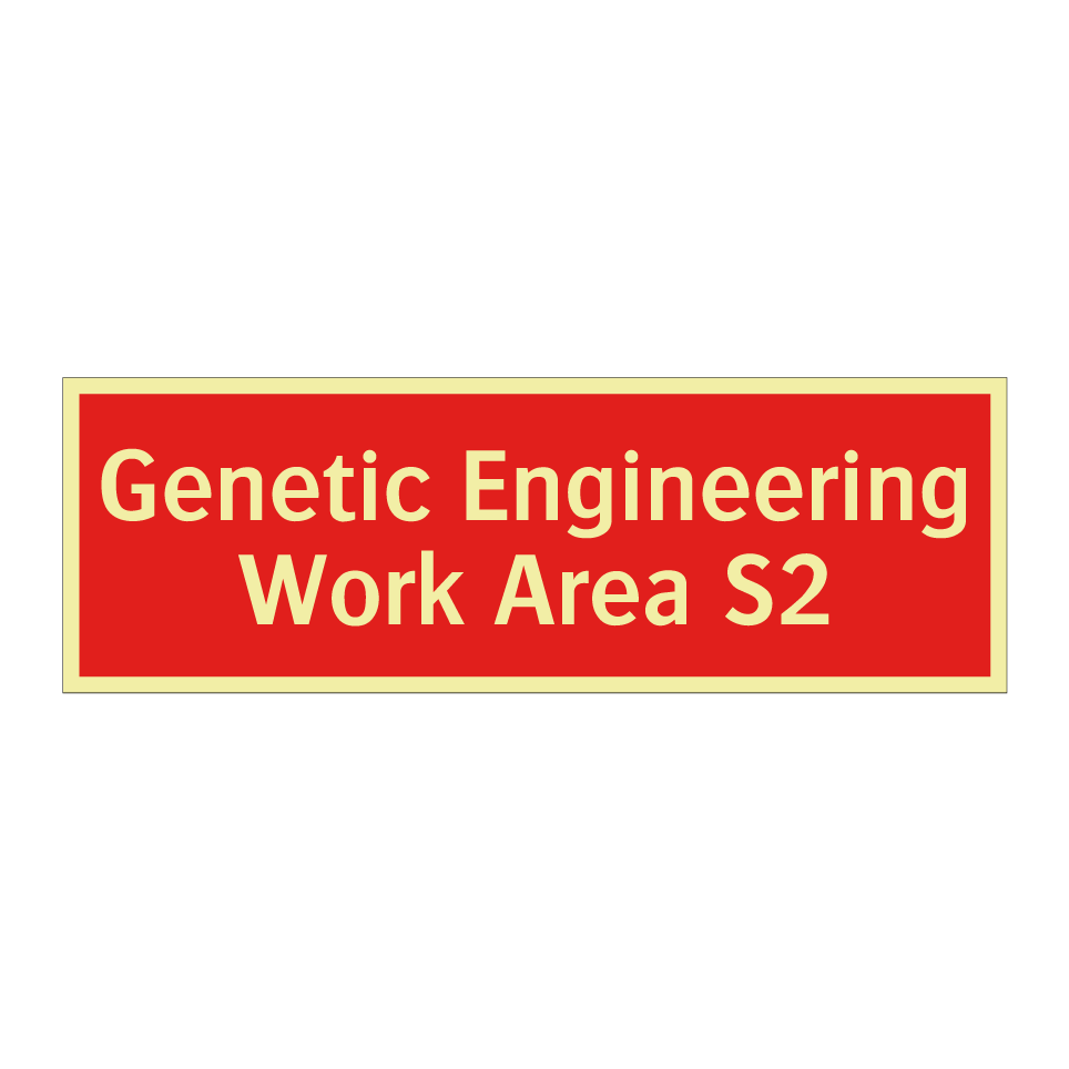 Genetic Engineering Work Area S2