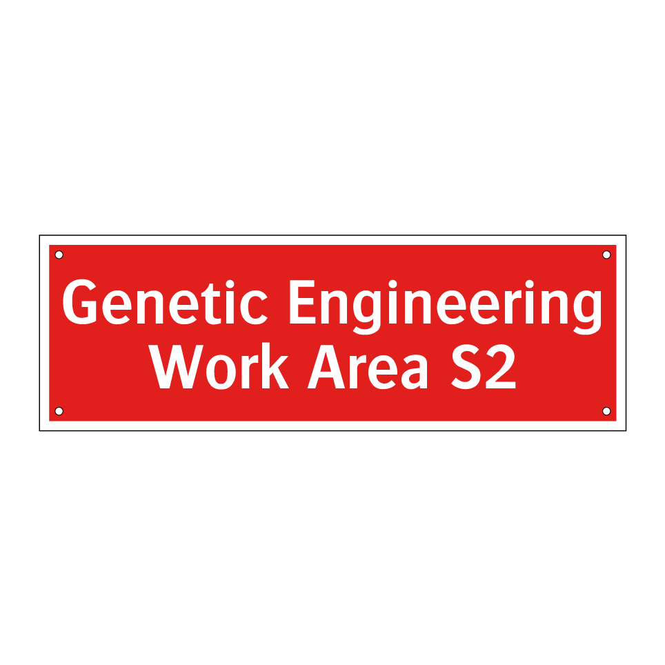 Genetic Engineering Work Area S2