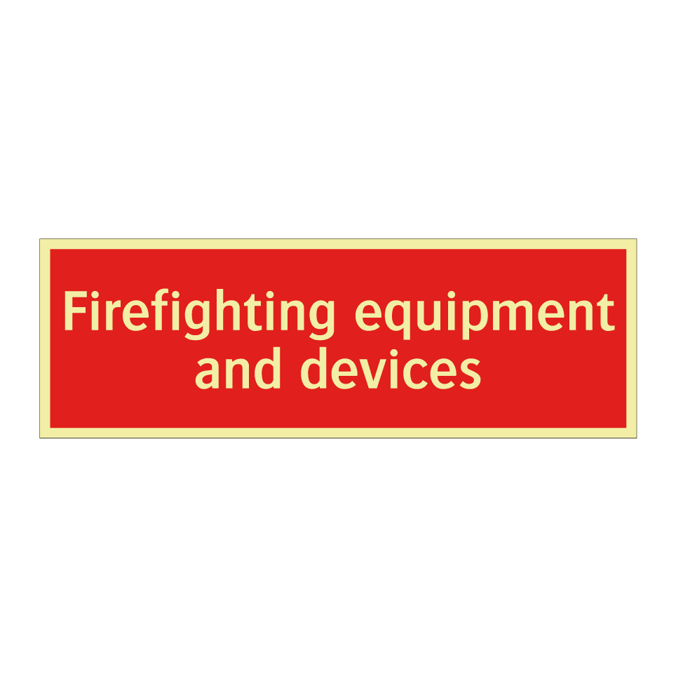 Firefighting equipment and devices