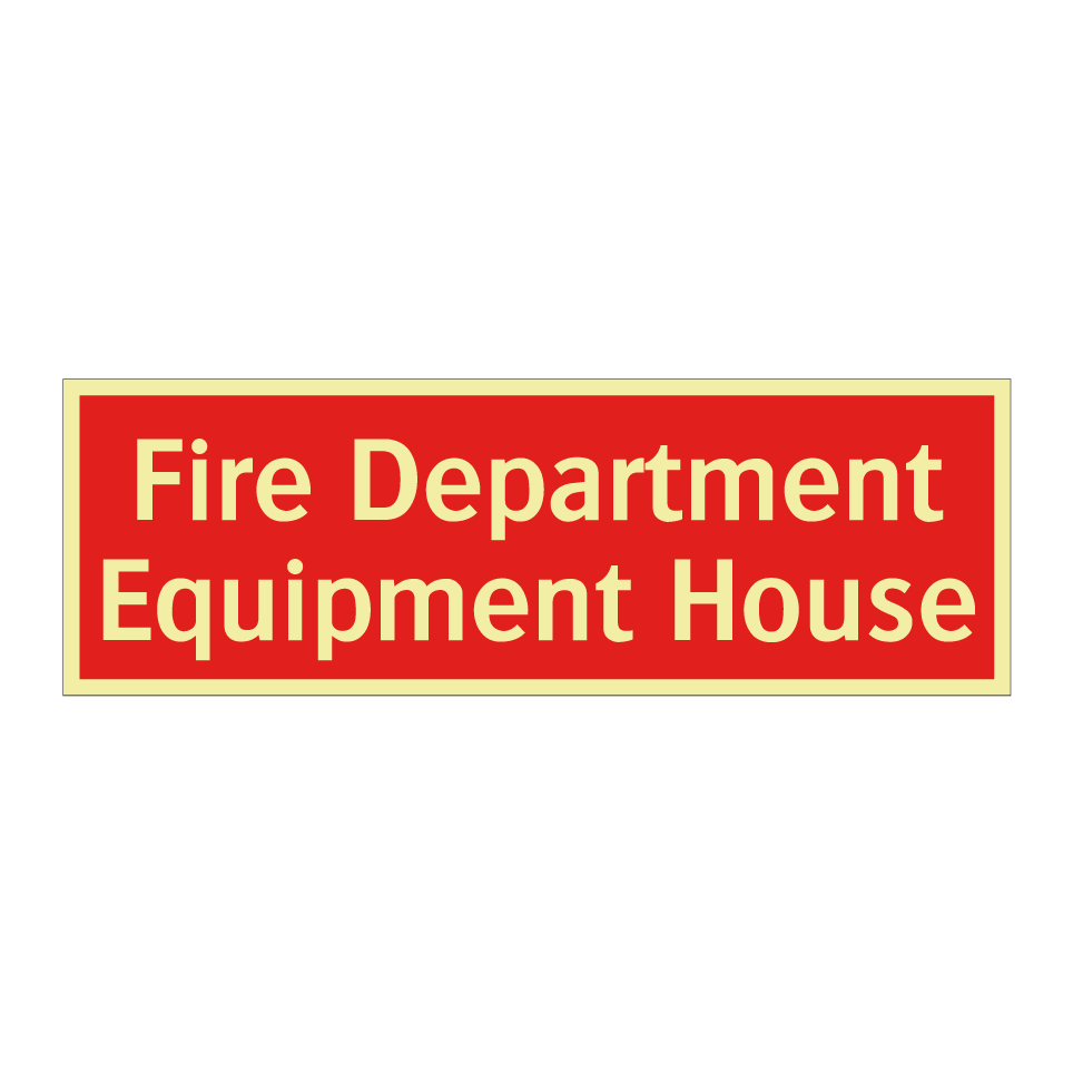 Fire Department Equipment House