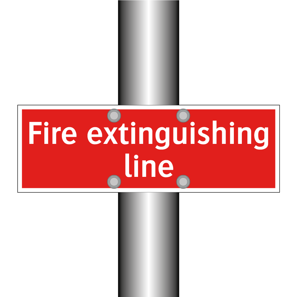 Fire extinguishing line