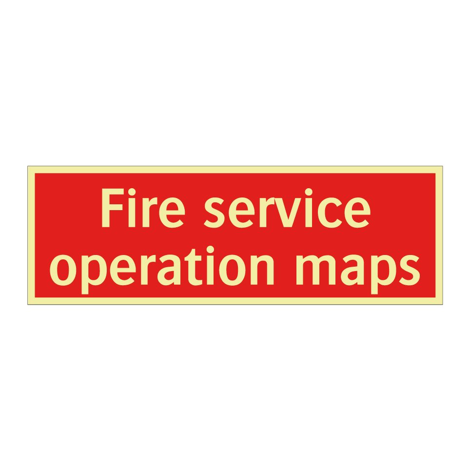Fire service operation maps
