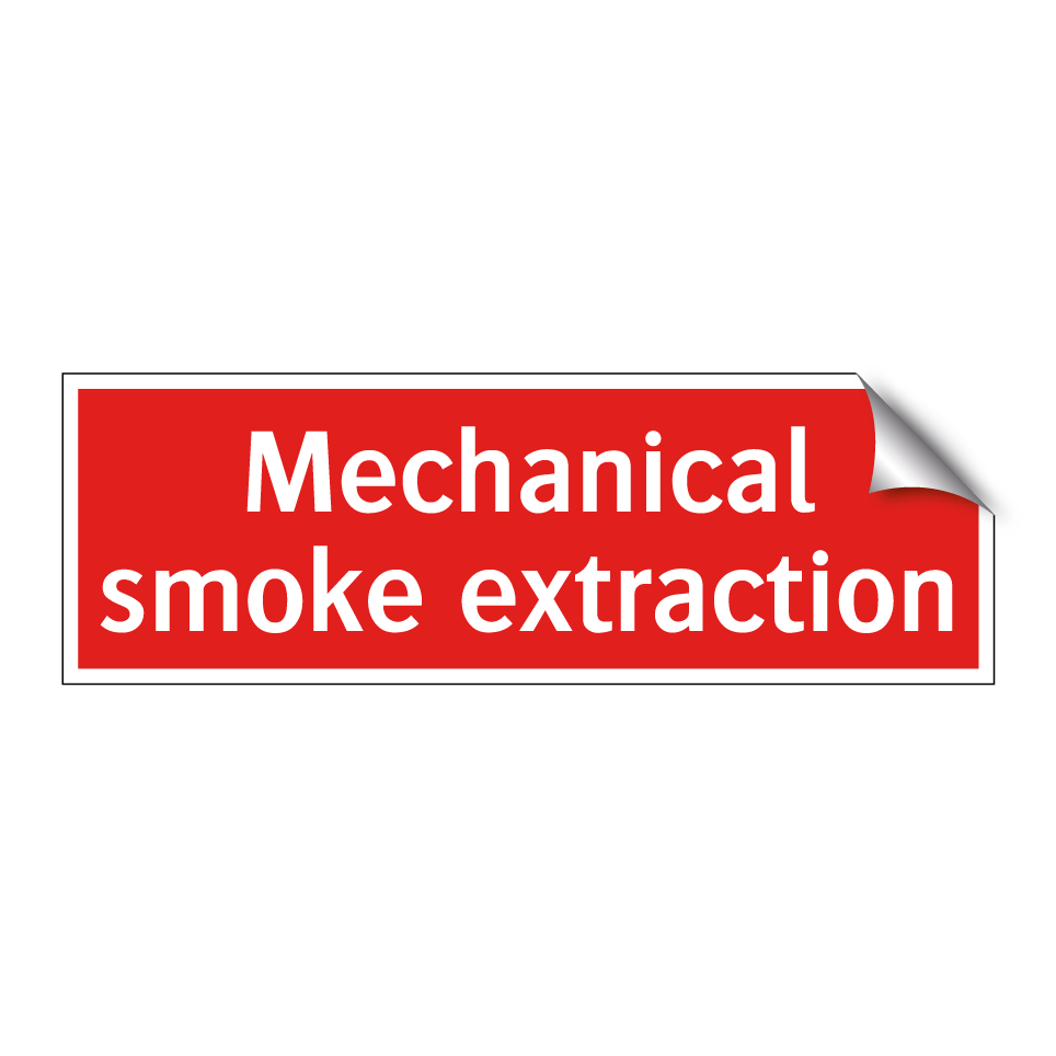 Mechanical smoke extraction