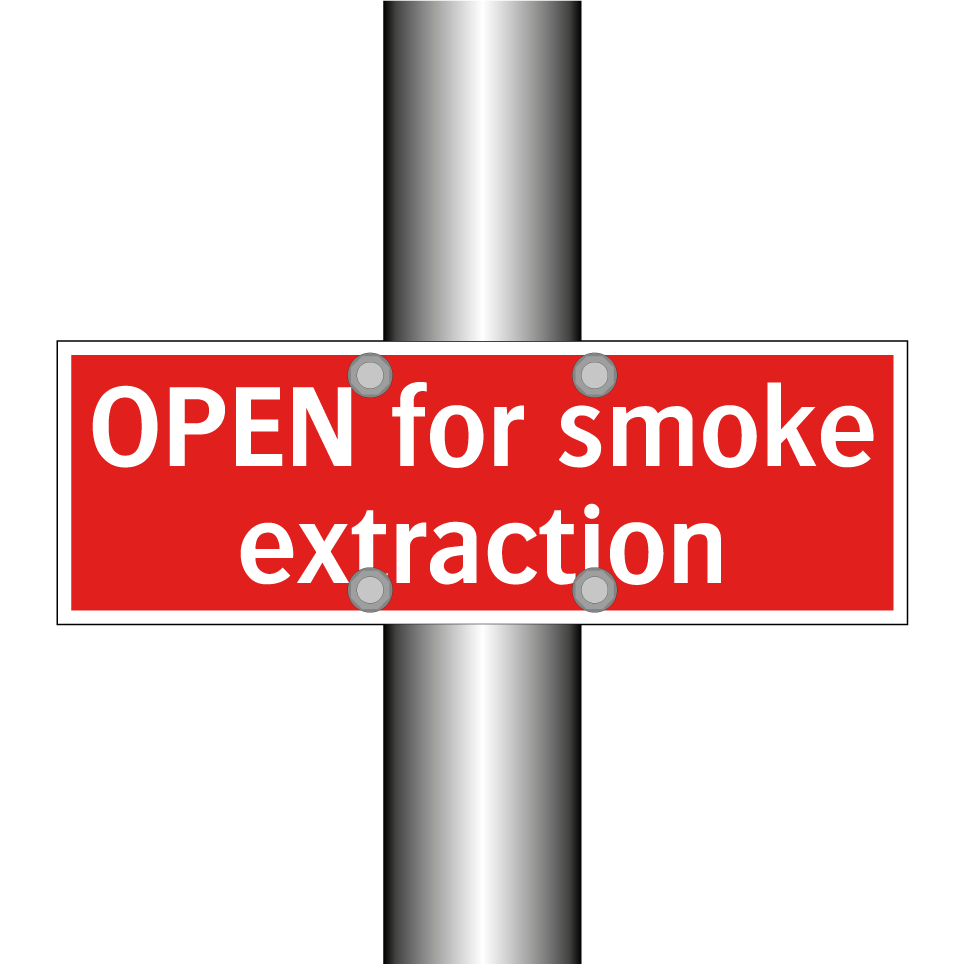 OPEN for smoke extraction