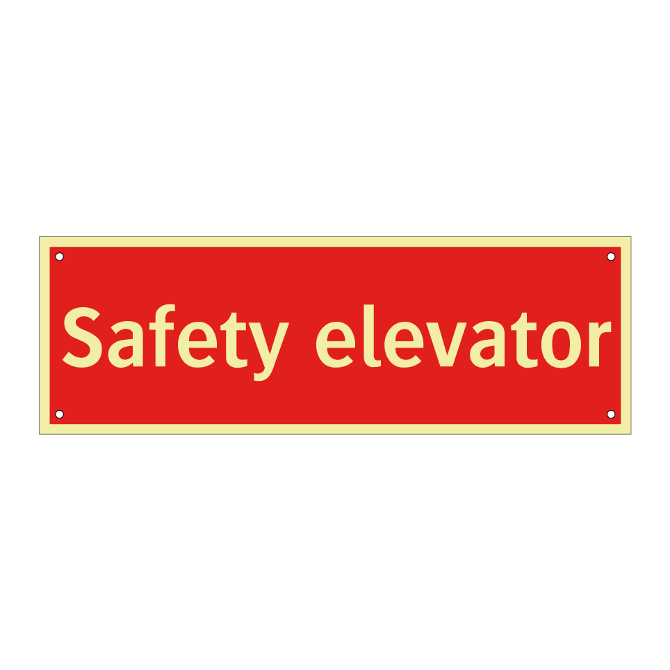 Safety elevator