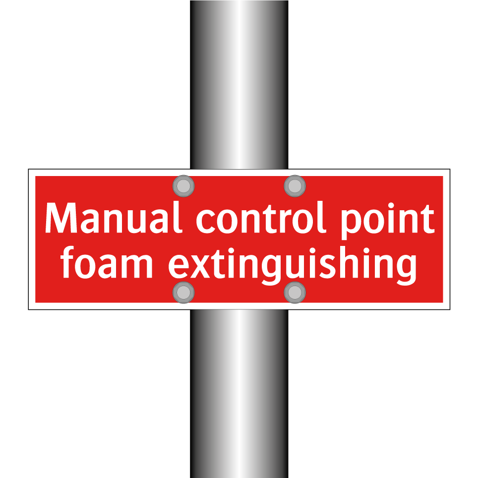 Manual control point foam extinguishing