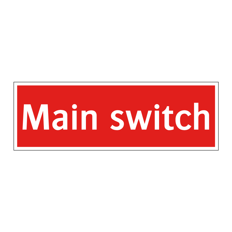 Main switch
