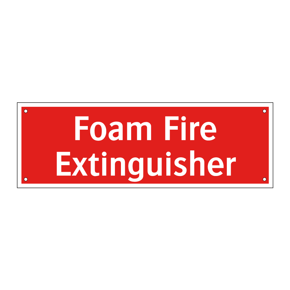 Foam Fire Extinguisher