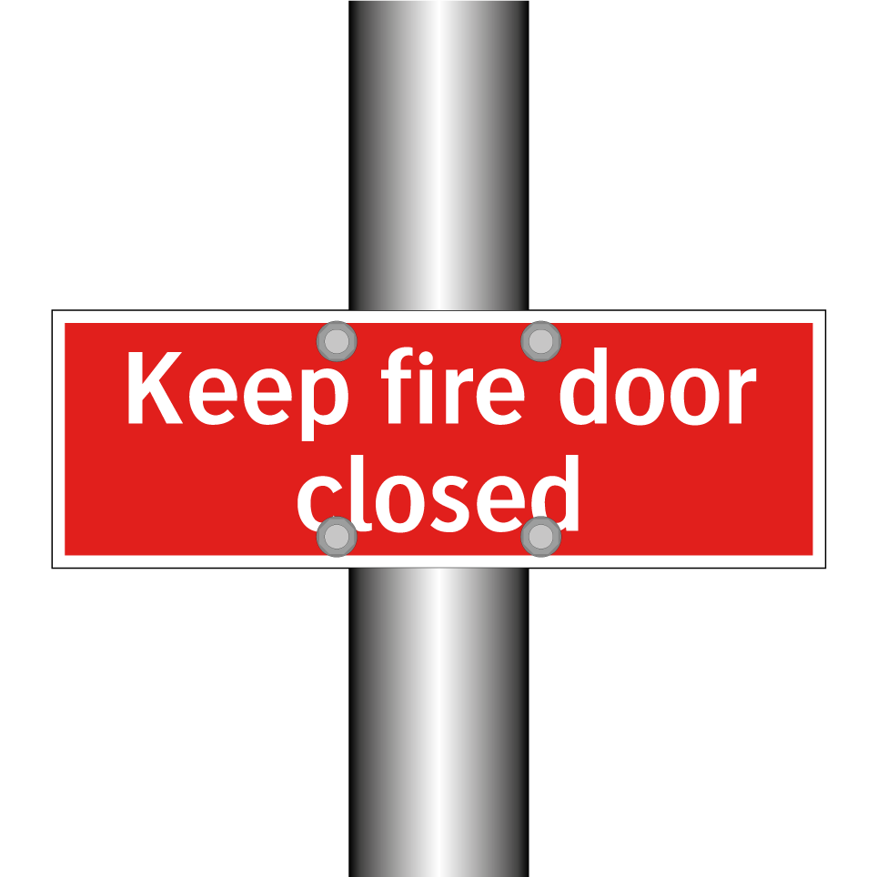 Keep fire door closed