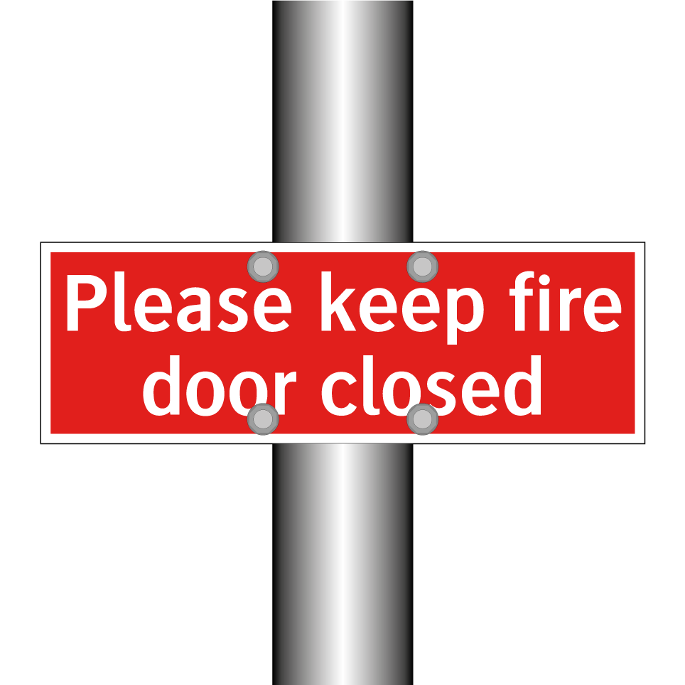 Please keep fire door closed