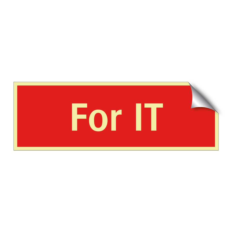 For IT