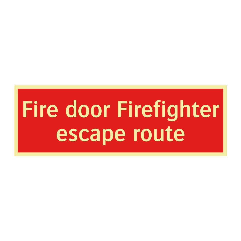 Fire door Firefighter escape route