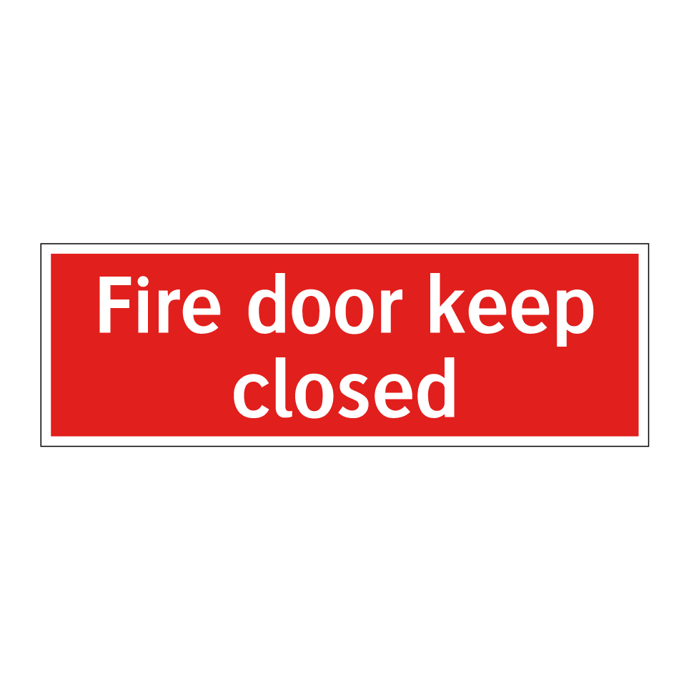 Fire door keep closed