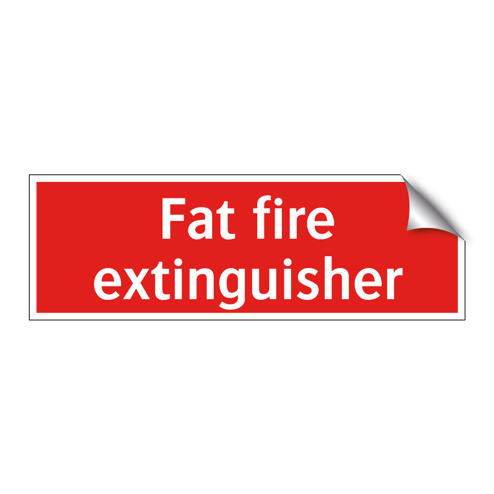 Fat fire extinguisher