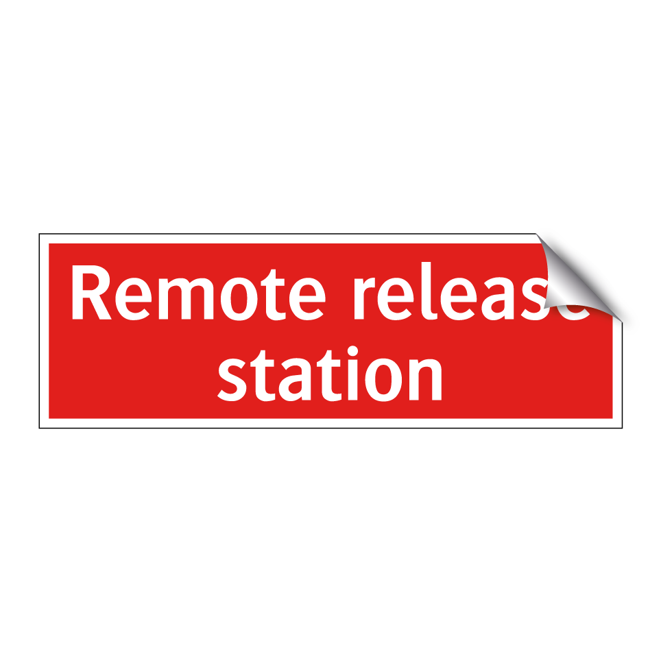 Remote release station